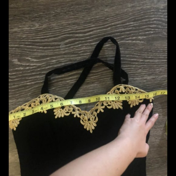 Vintage 80s Gunne Sax Baroque Balletcore Dress - Picture 7 of 8